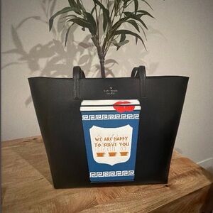 Limited Edition- Kate Spade Black Coffee Break Tote